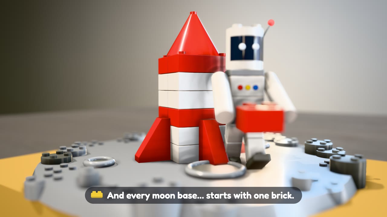 Brick Toy — Rocket from Spare Parts