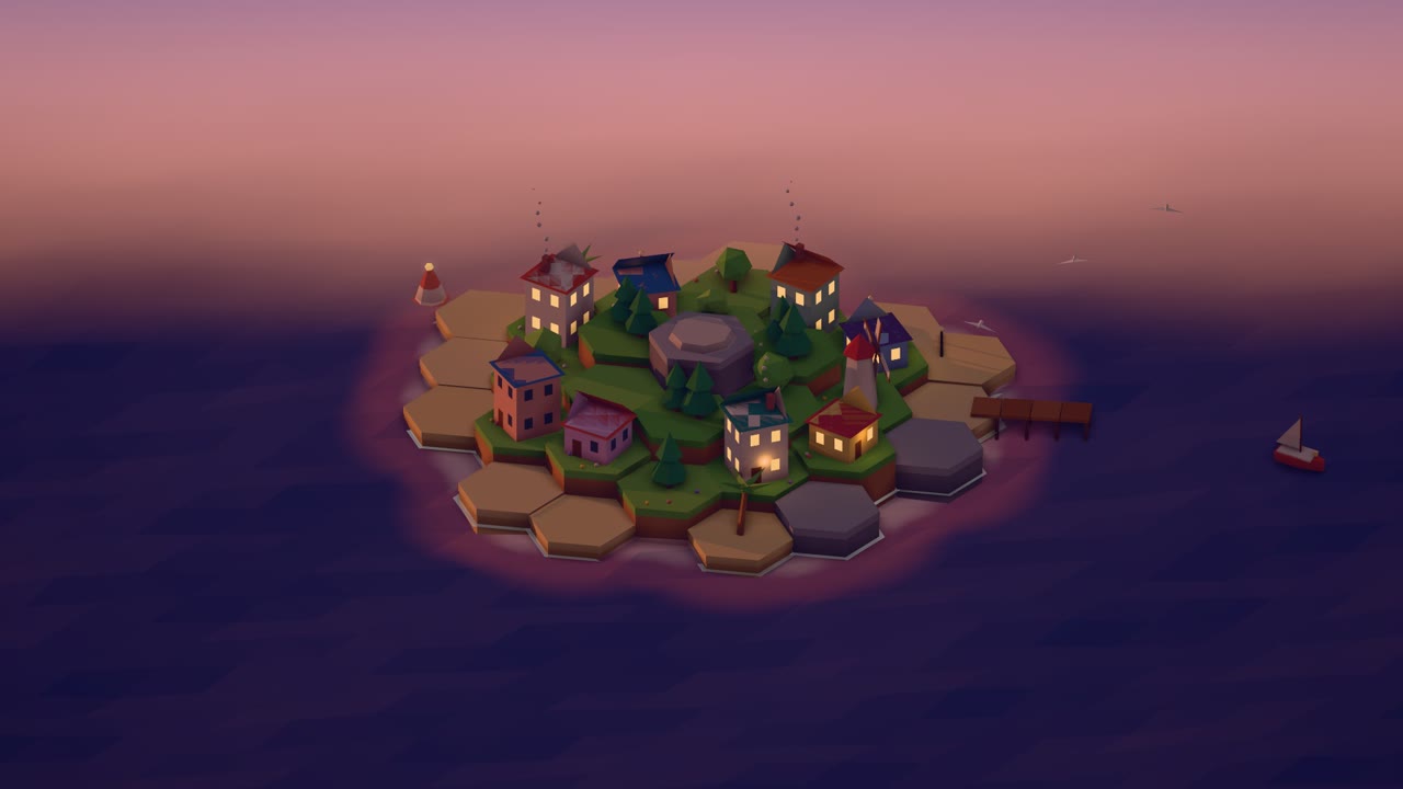 Low-poly Isometric Island — The Island That Grew