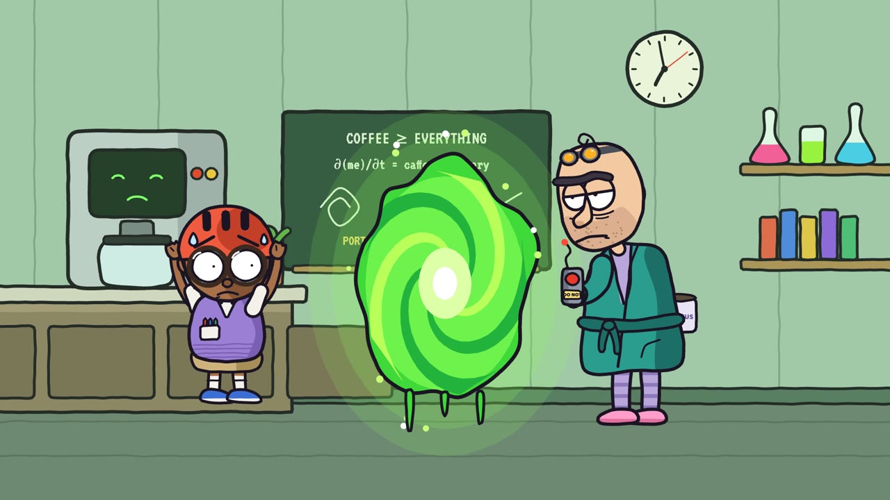 Sci-Fi Sitcom Toon — Coffee Run