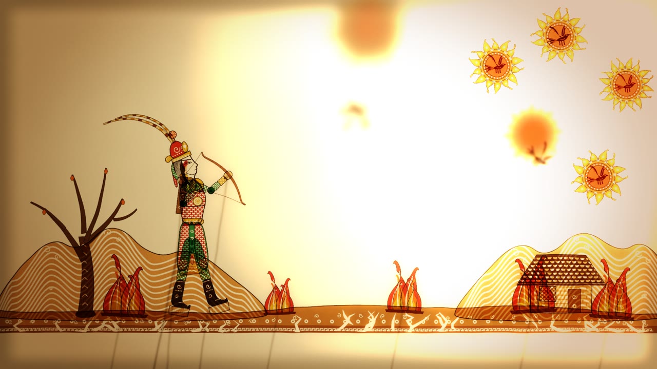 Shadow Puppetry — Hou Yi Shoots the Suns