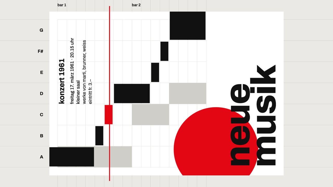 Swiss Motion Graphics — Five Rules for a Poster